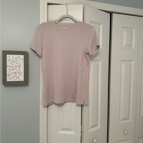 OLD Navy Blush Sparkly Tee - Picture 5 of 10